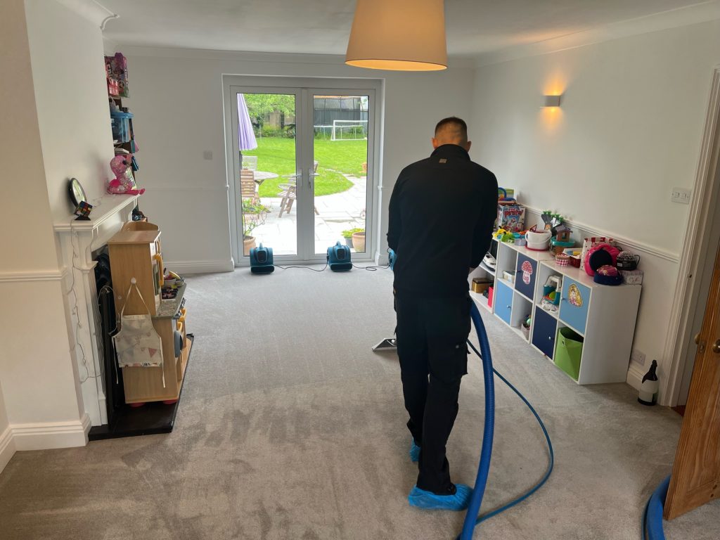 Commercial carpet cleaning in Ferndown business premises